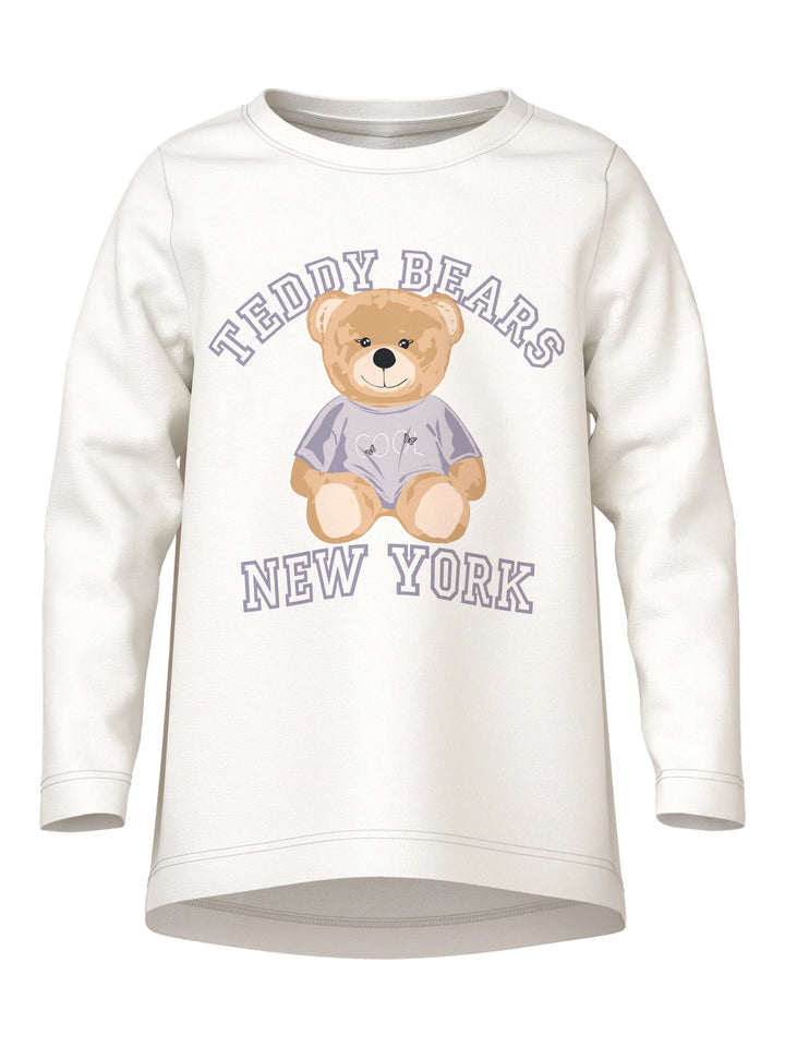 Violet T-shirt - wit - Cloud Dancer Teddy Bear
