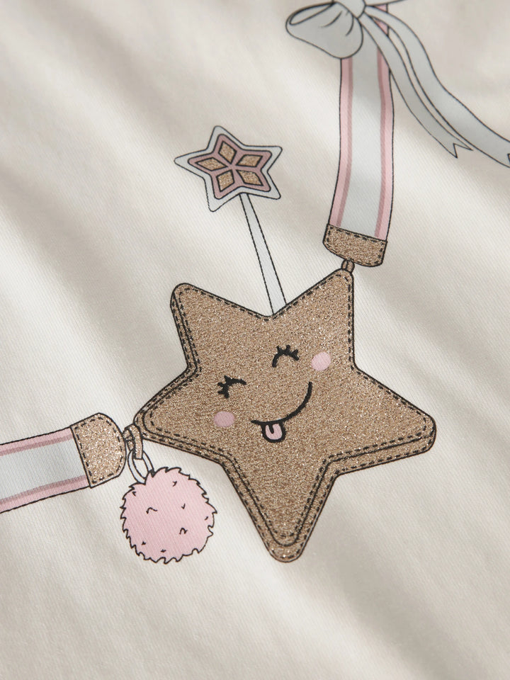 Vix T-shirt - weiß - Cloud Dancer Star Bag