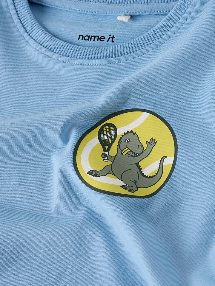 Vux T-shirt - blauw - Endless Sky Dino Tennis