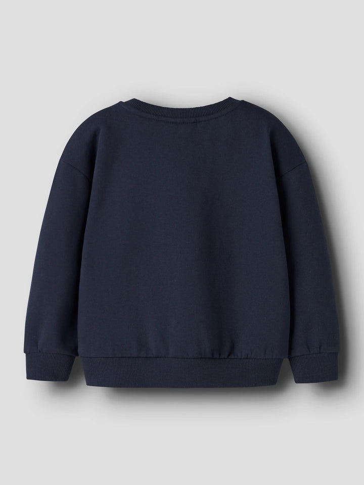 Vallene Trui - blauw - Navy Blazer Rainbow