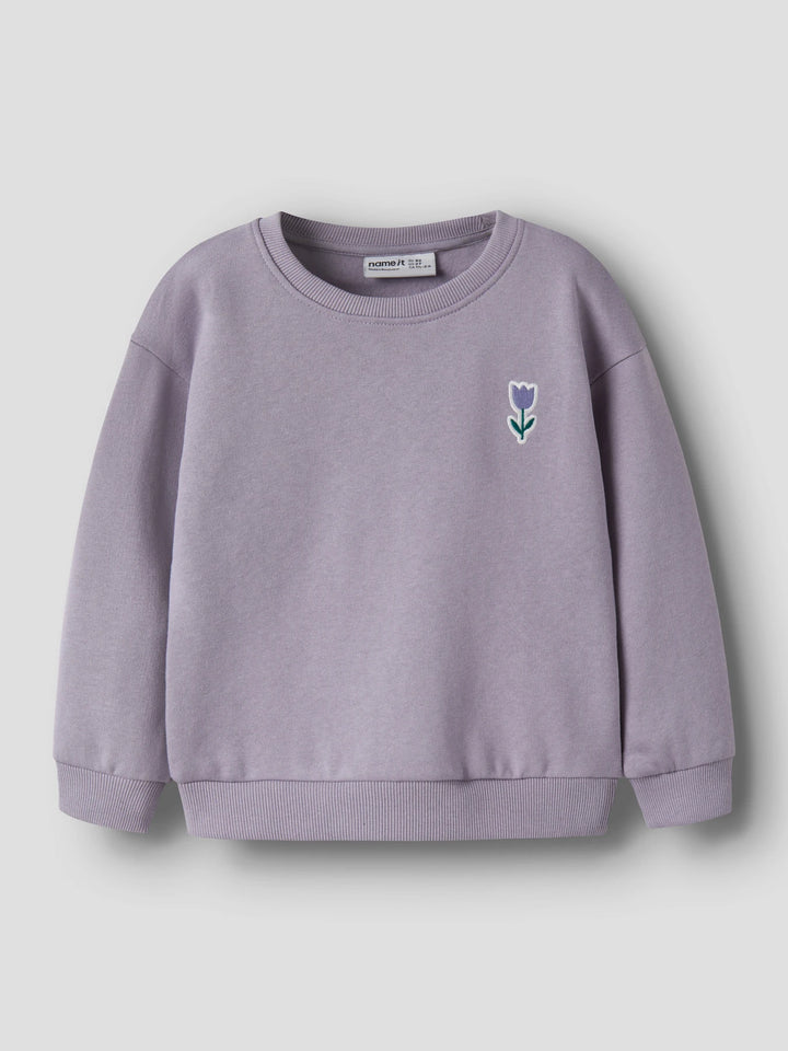 Vallene Trui - paars - Lavender Gray Tulip