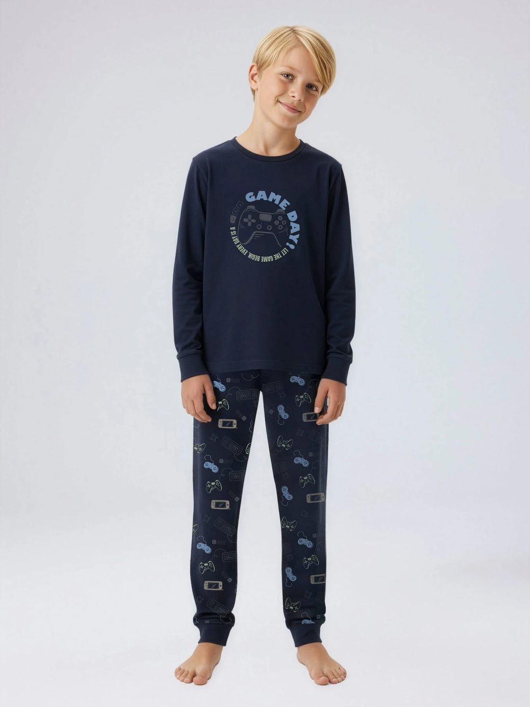 Nightset Pyjama - blau - Navy Blazer