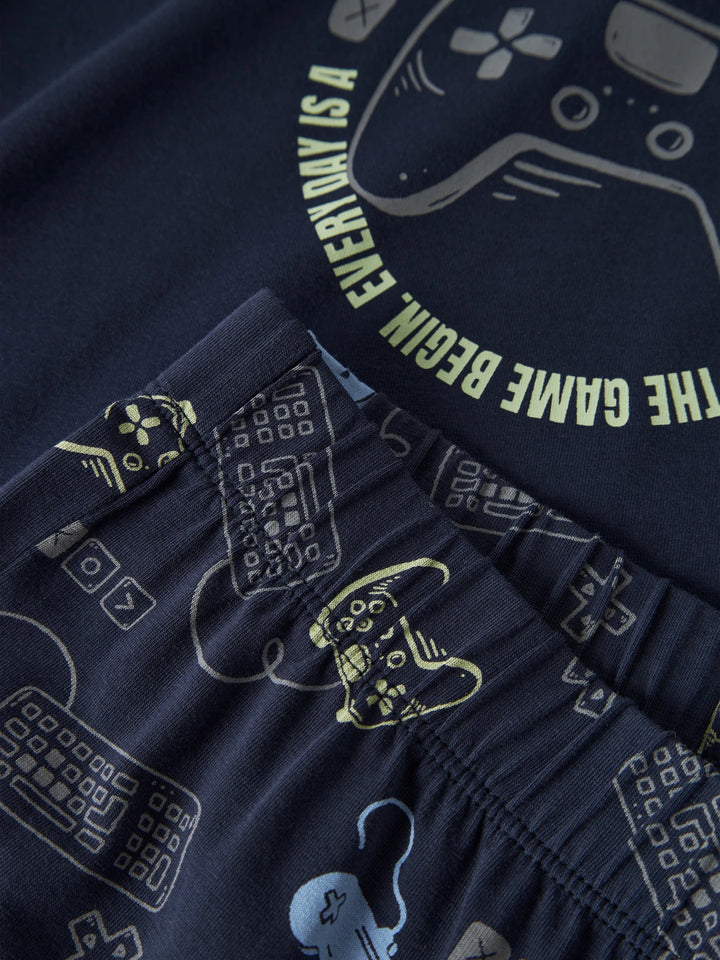 Nightset Pyjama - blau - Navy Blazer