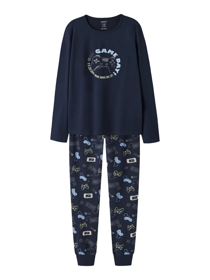 Nightset Pyjama - blauw - 86/92