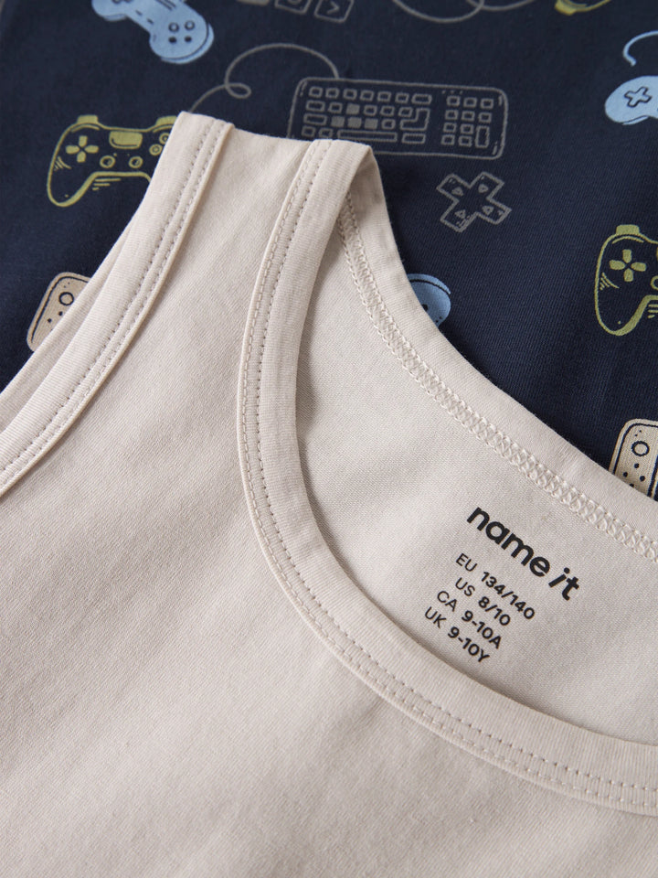 Tank Ondergoed - blauw - Navy Blazer w/ Pumice Stone