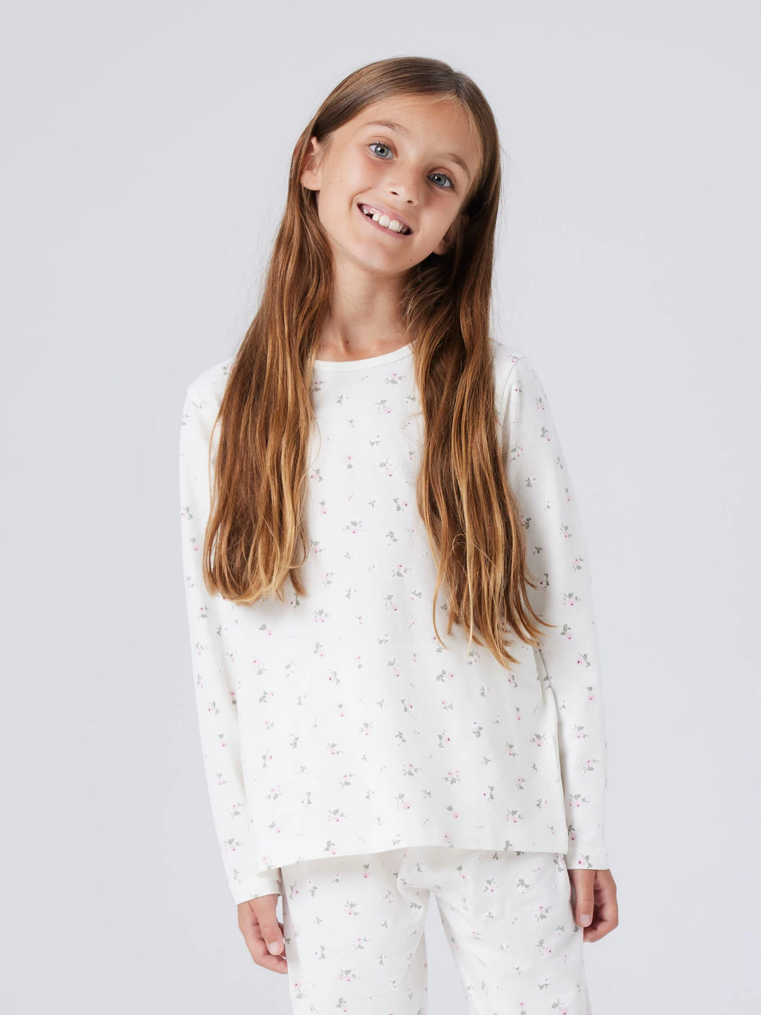 Nightset Pyjama - weiß - Jet Stream