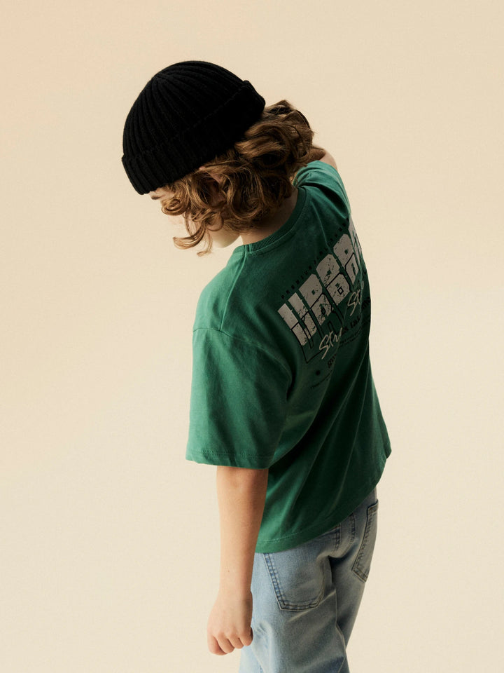 Benno T-shirt - groen - Bottle Green