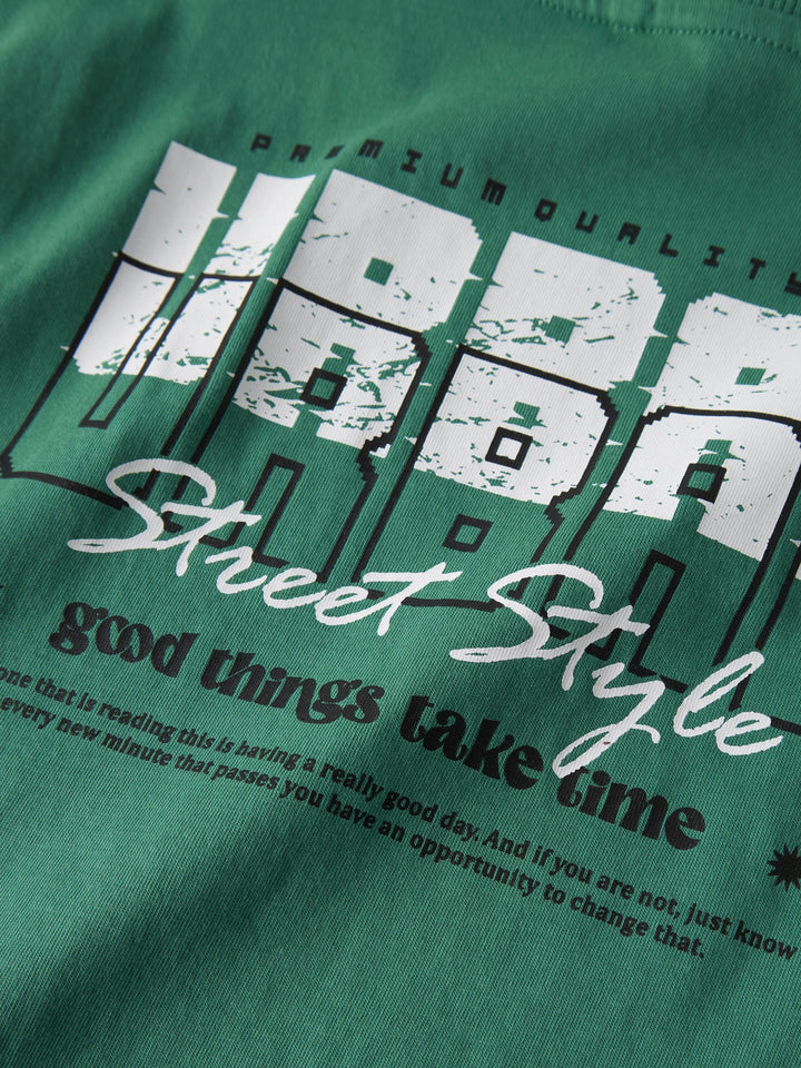 Benno T-shirt - groen - Bottle Green