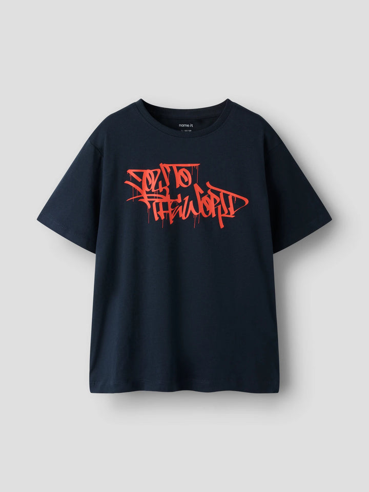 Benno T-shirt - blauw - Salute