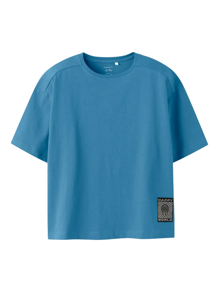 Frank T-shirt - turquoise - 116
