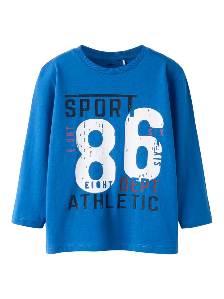 Tinus T-shirt - blauw - 80