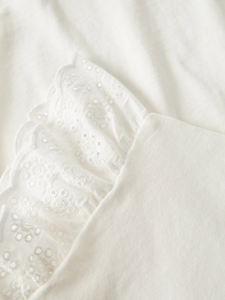 Hazel T-shirt - wit - Gardenia