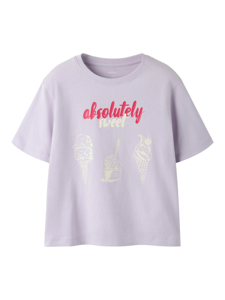 Harper T-shirt - paars - Orchid Petal