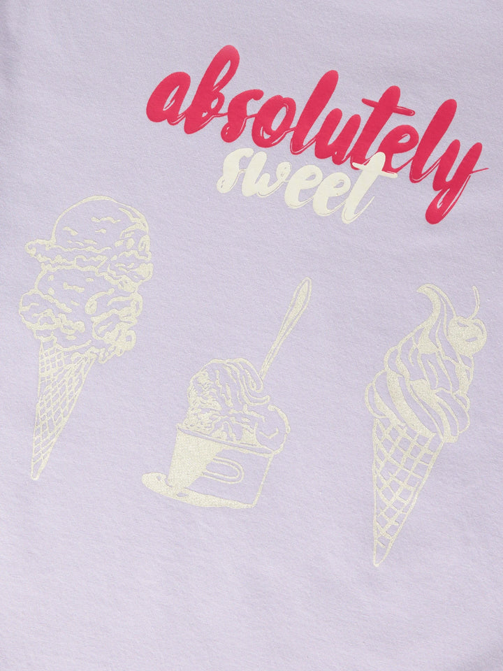 Harper T-shirt - paars - Orchid Petal