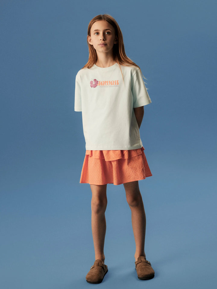 Janey T-shirt - oranje - Afterglow