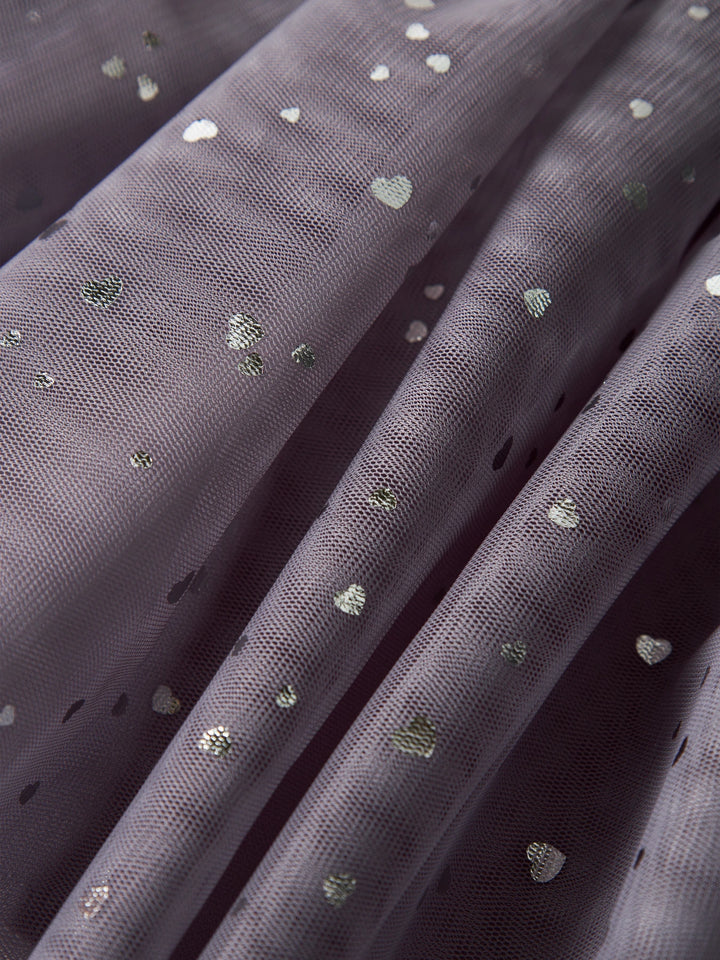 Terana Rok - paars - Lavender Gray SILVER FOIL