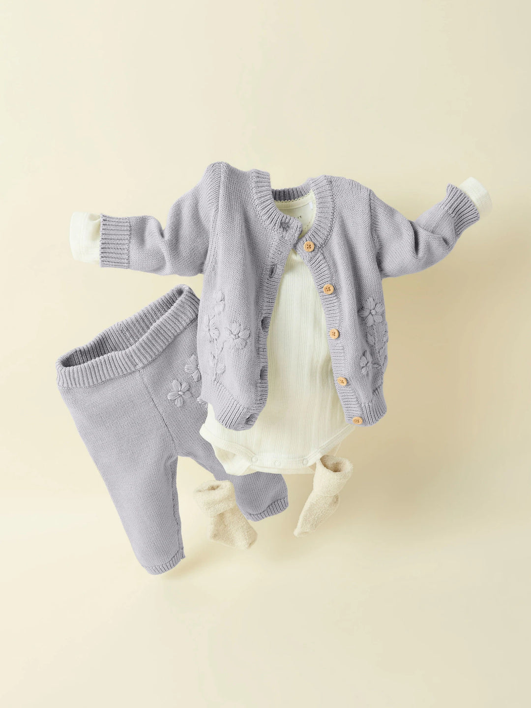 Toana Trui - paars - Lilac Marble