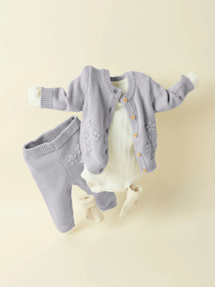 Toana Trui - paars - Lilac Marble