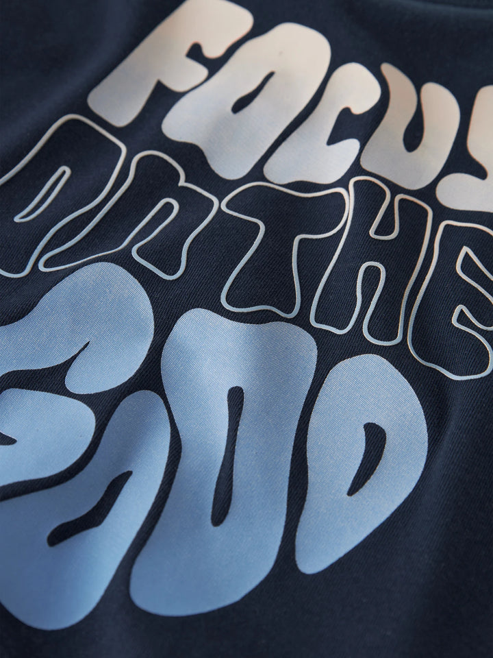 Brad T-shirt - blauw - Navy Blazer