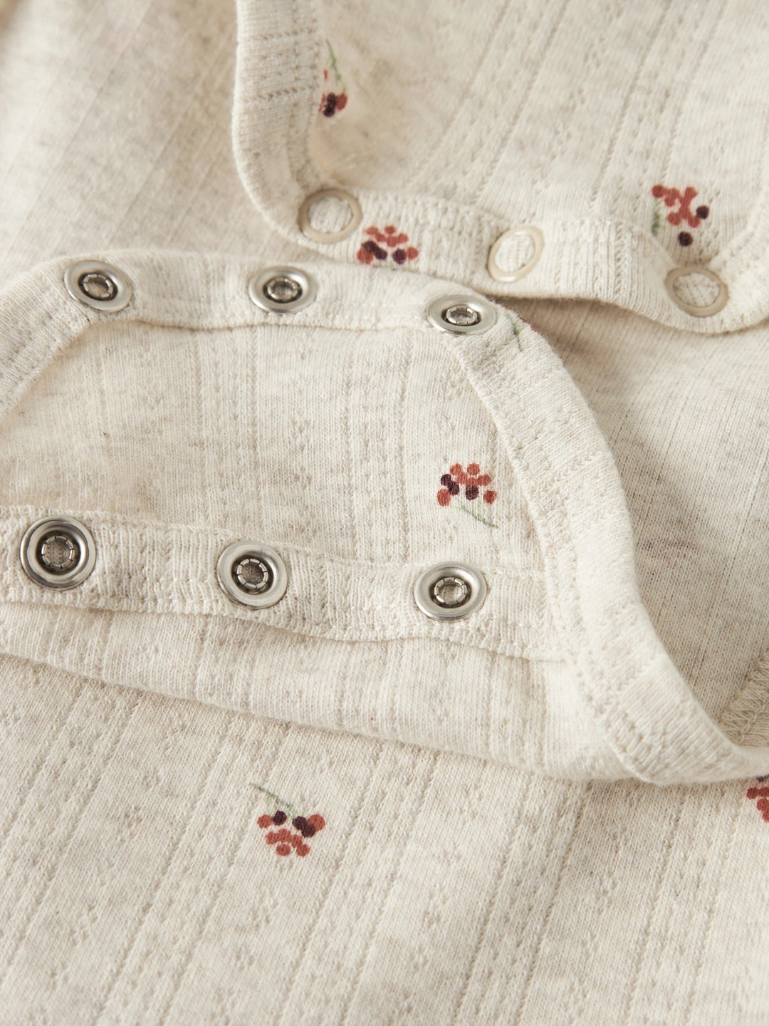 Berries Strampler - weiß - Peyote Melange