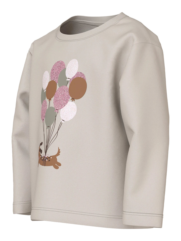 Velda T-shirt - grijs - Pumice Stone Ballon Dog