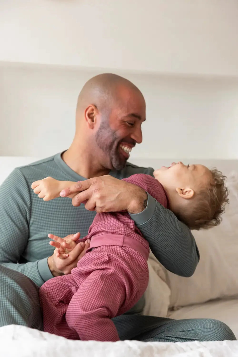 Adults Wafelpyjama Sea Green - Family Edition