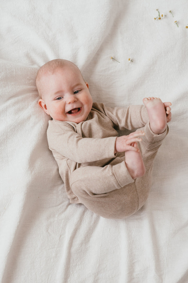 Broek outmeal melange