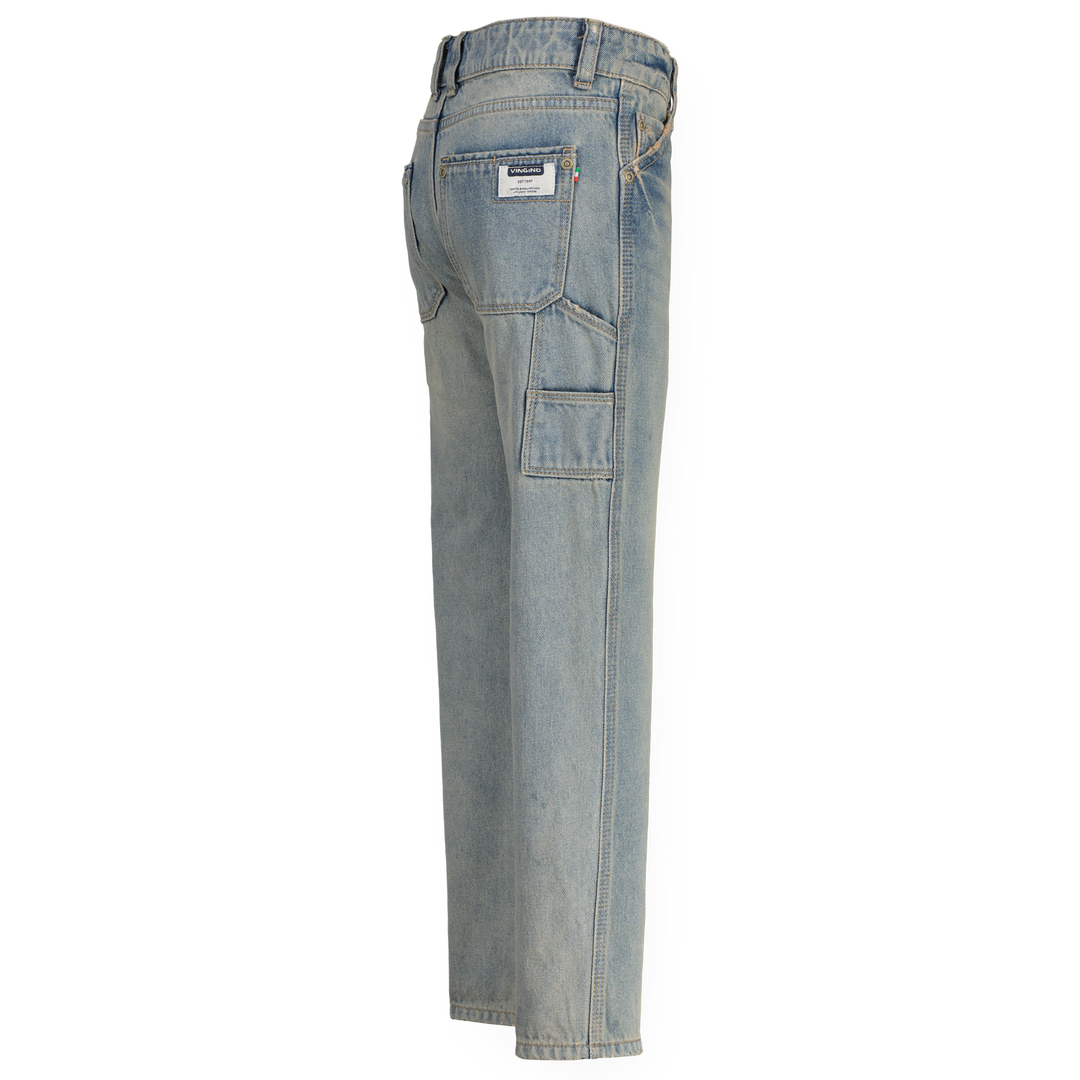 Spijkerbroek Peppe carpenter Tinted Mid Blue Straight