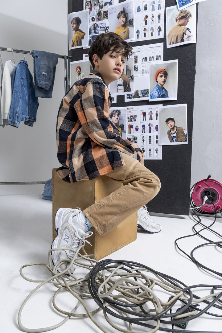 Spijkerbroek Castiano color KHAKI SAND Loose