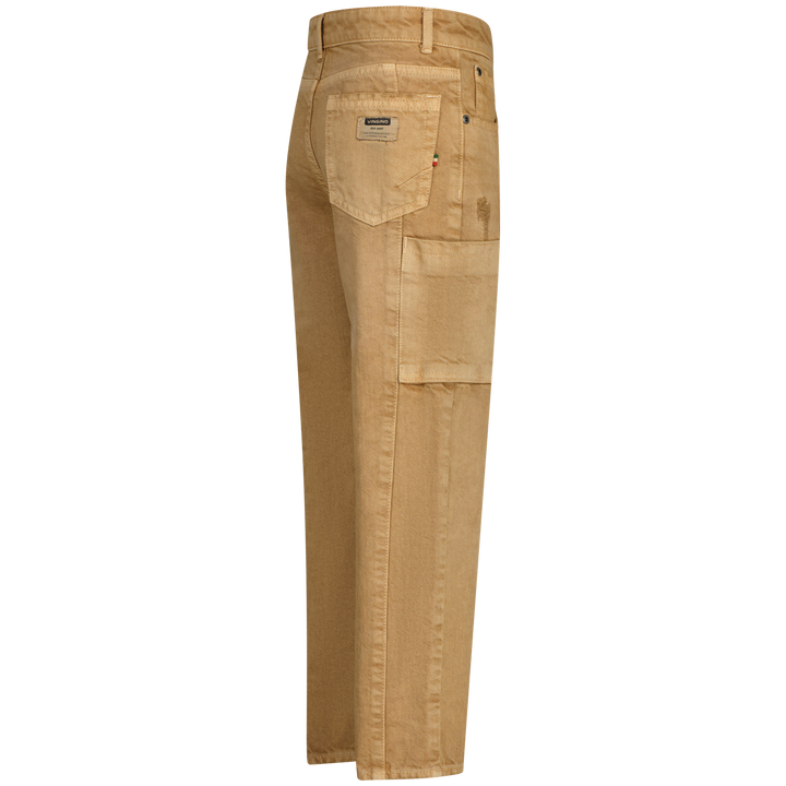 Spijkerbroek Castiano color KHAKI SAND Loose