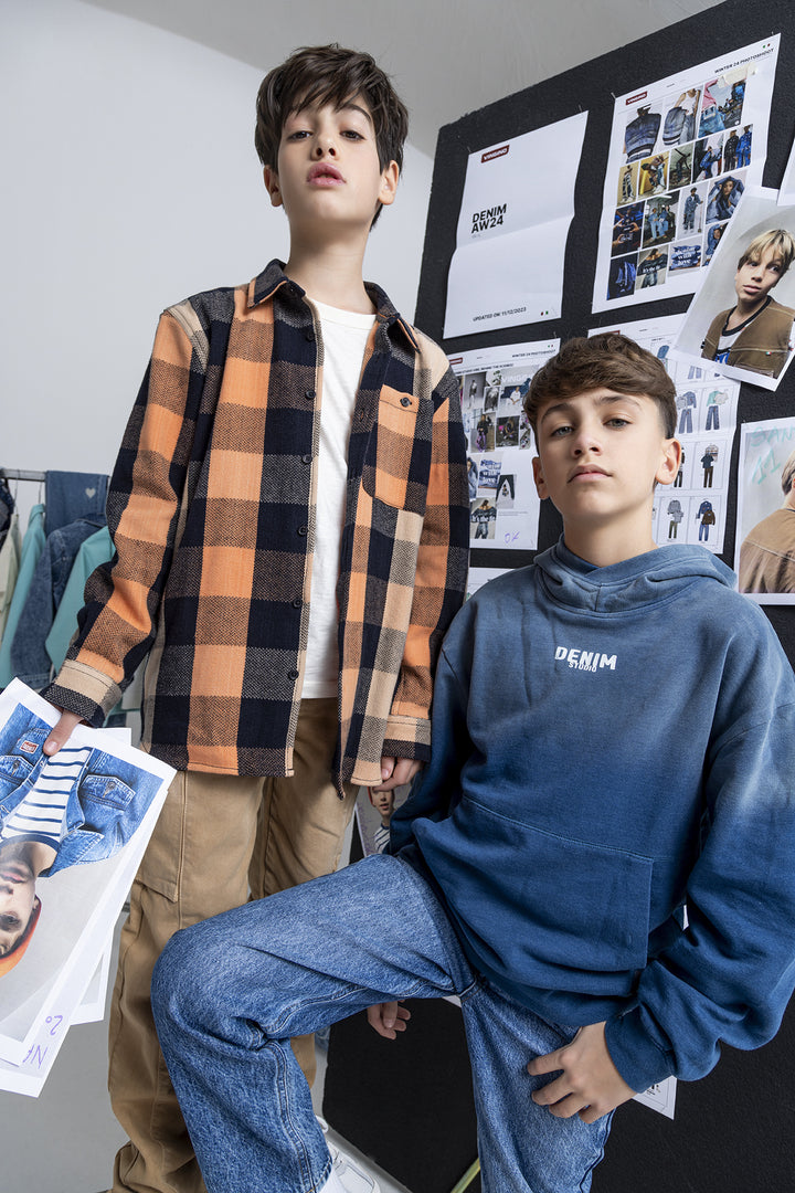 Blouse Luke Dusted orange Short high waist