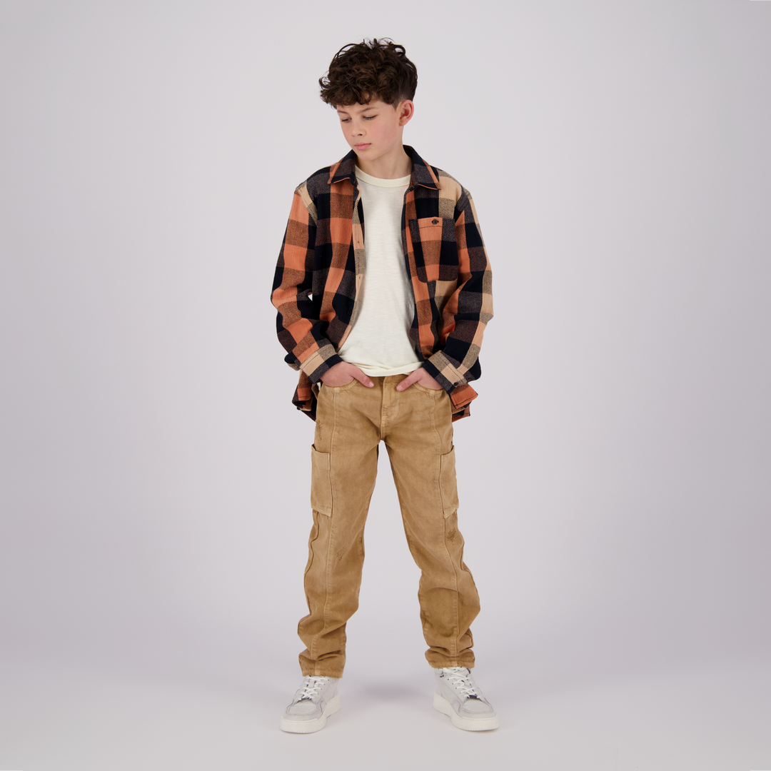 Blouse Luke Dusted orange Short high waist