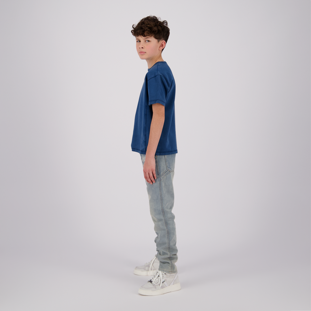 T - shirt Hank Jeans blue Short high waist