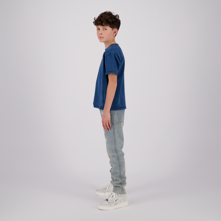 T - shirt Hank Jeans blue Short high waist