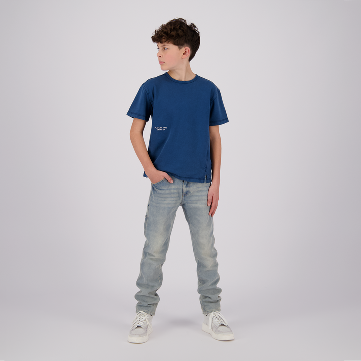 T - shirt Hank Jeans blue Short high waist