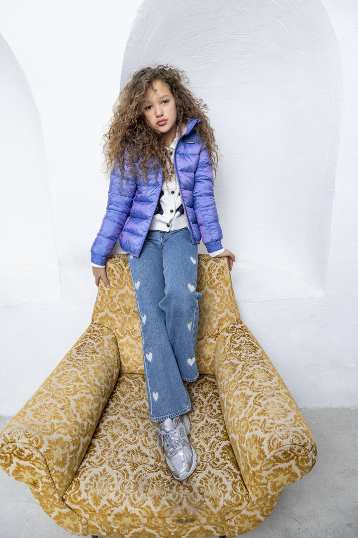 Spijkerbroek Cato Heart Light Vintage Wide leg