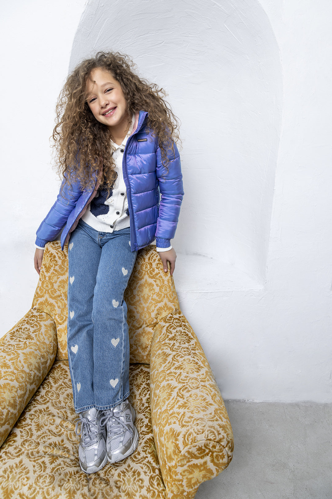 Spijkerbroek Cato Heart Light Vintage Wide leg