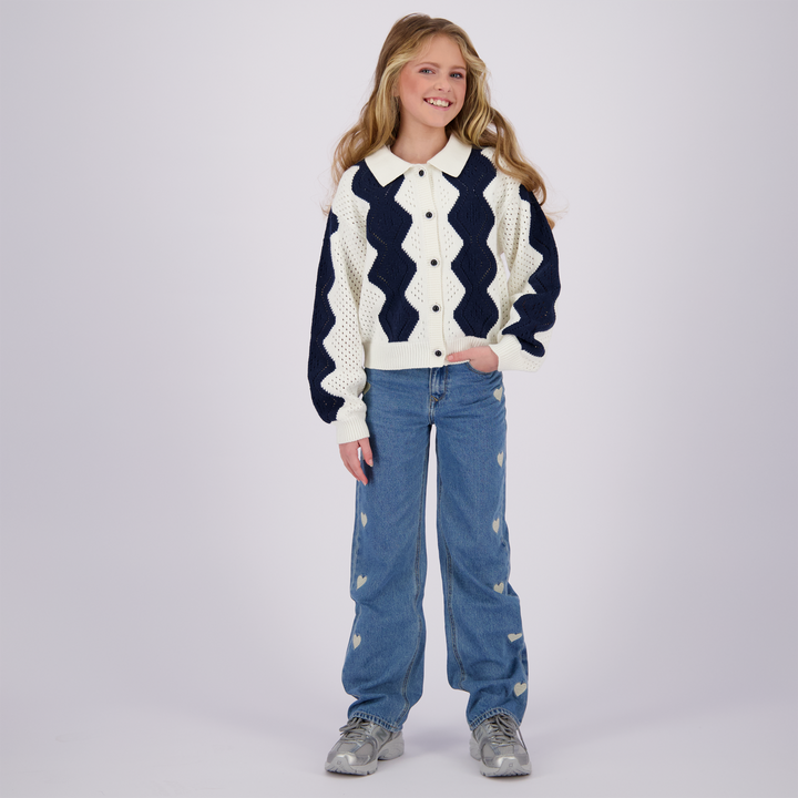 Spijkerbroek Cato Heart Light Vintage Wide leg