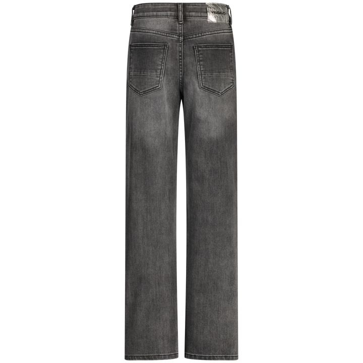 Spijkerbroek Catie Split Dark Grey Vintage Straight