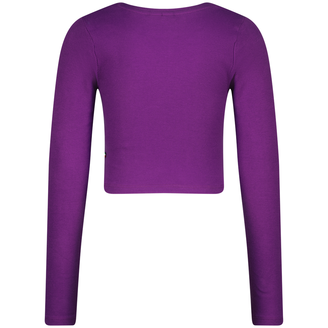Longsleeve G - basic - crop rib longsleeve Ultra purple Comfort