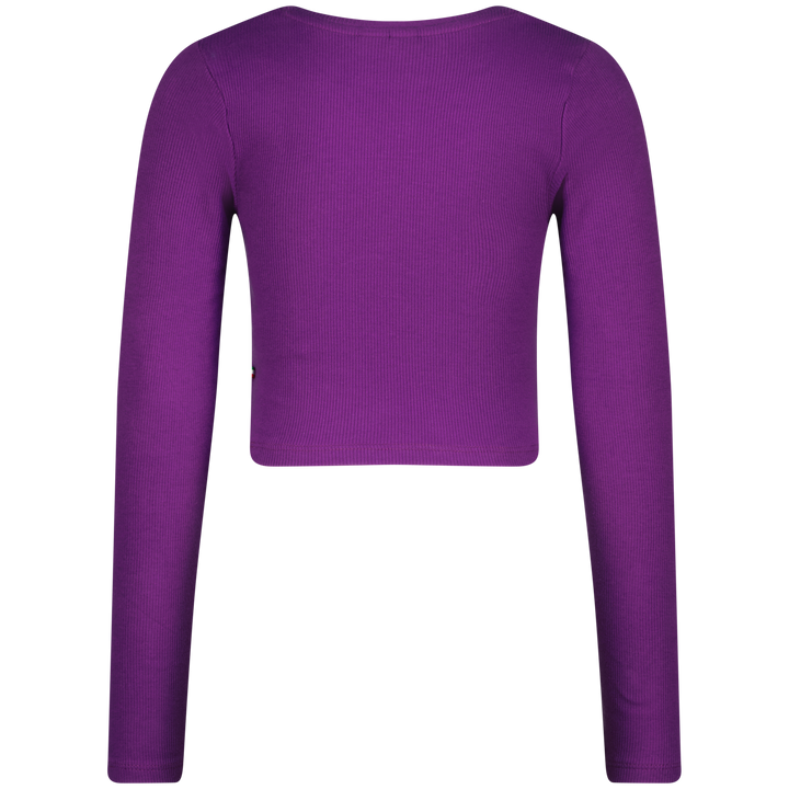 Longsleeve G - basic - crop rib longsleeve Ultra purple Comfort