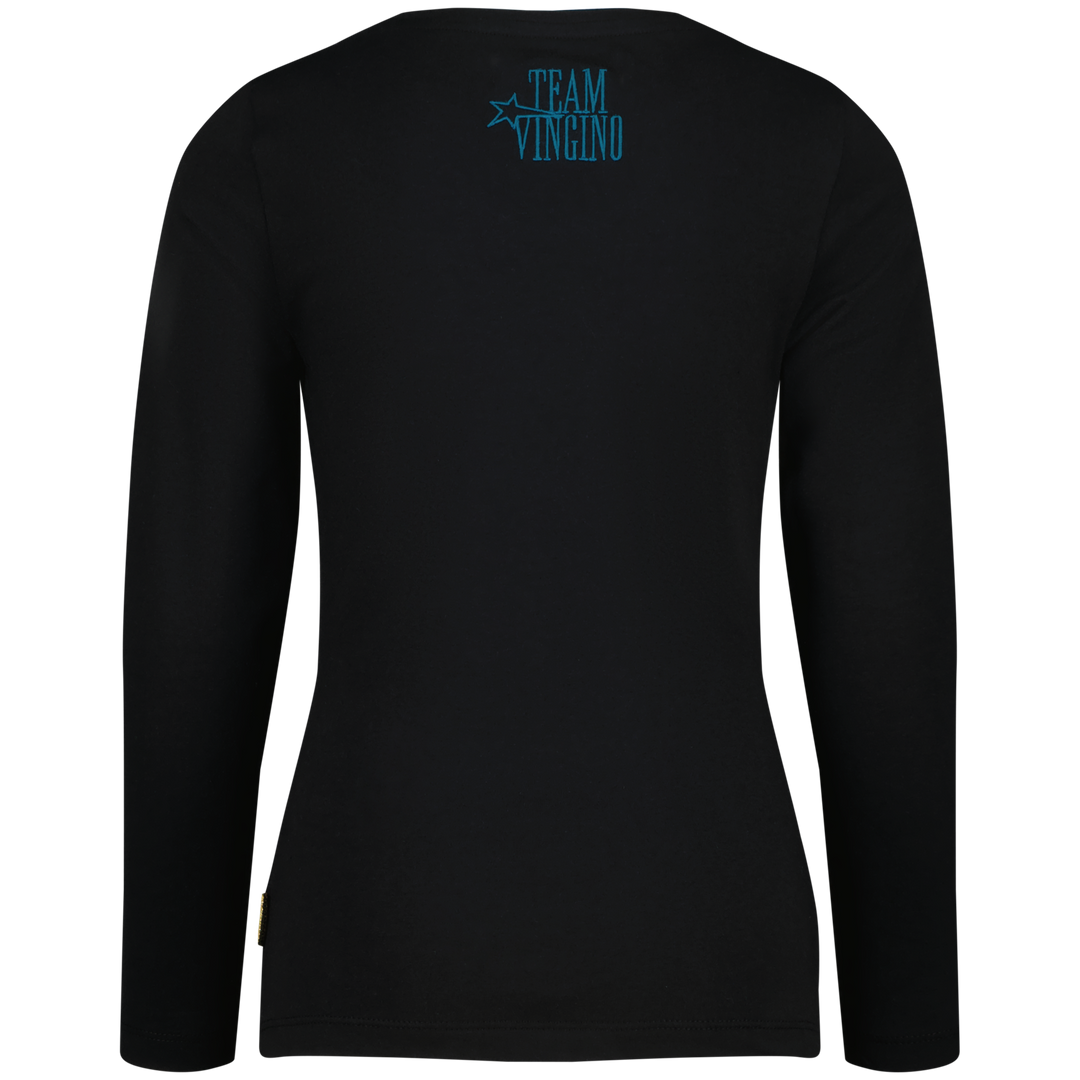 Longsleeve Jasmine Deep Black Comfort