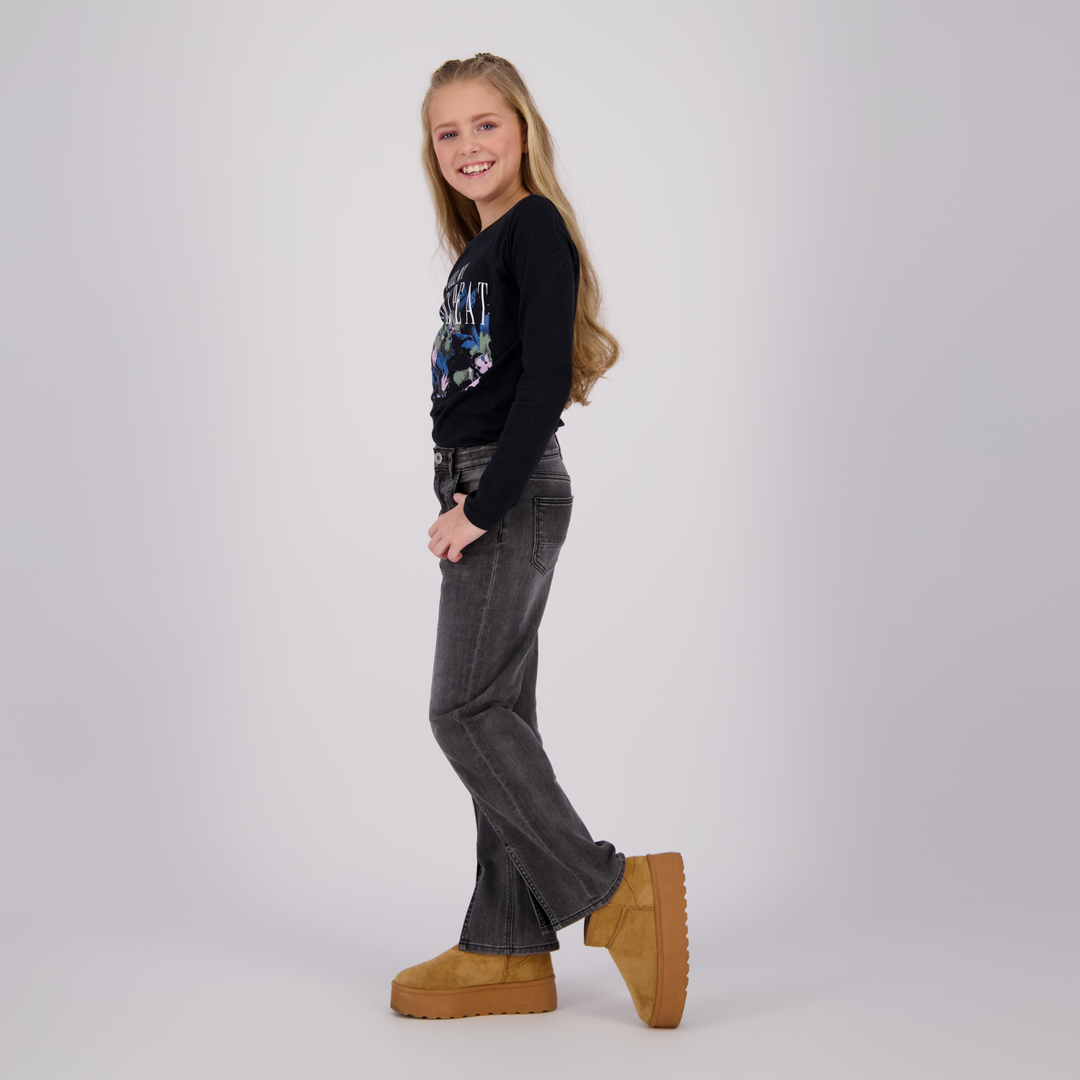 Longsleeve Jasmine Deep Black Comfort