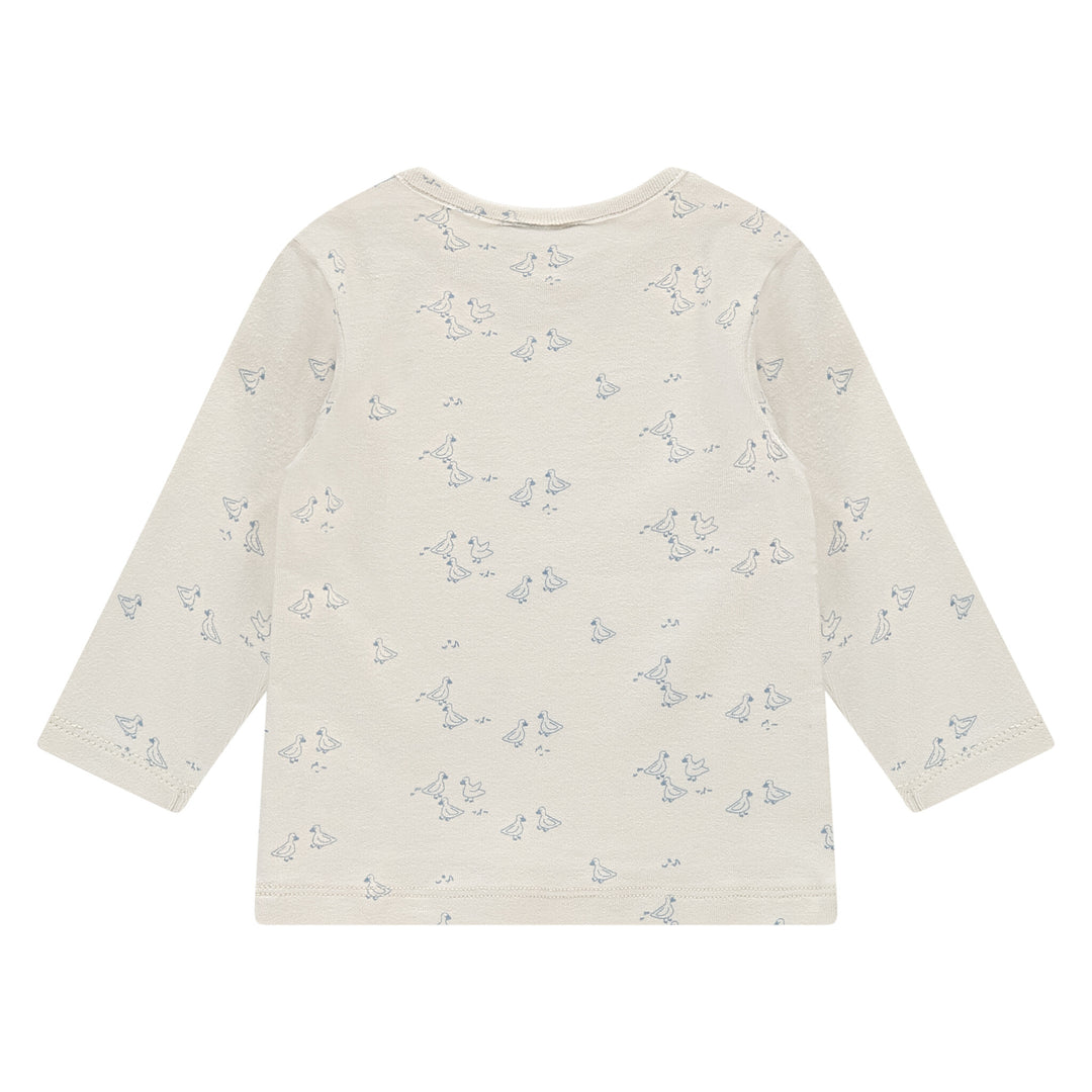 Langarmshirt Elfenbein