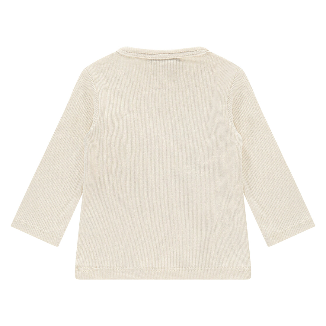 Langarmshirt Elfenbein