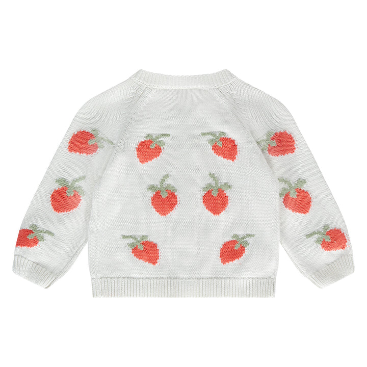 Gestrickte Weste Elfenbein