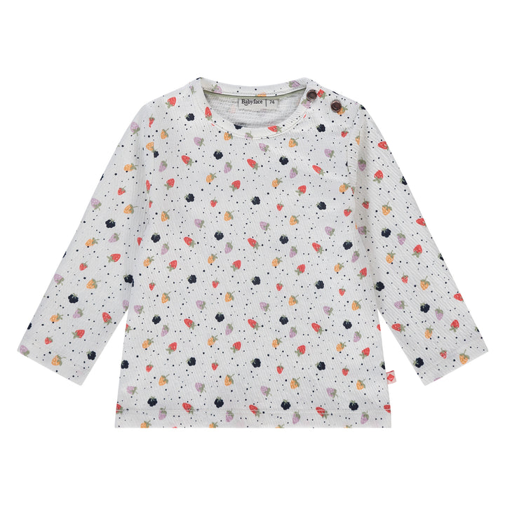 Langarmshirt Elfenbein