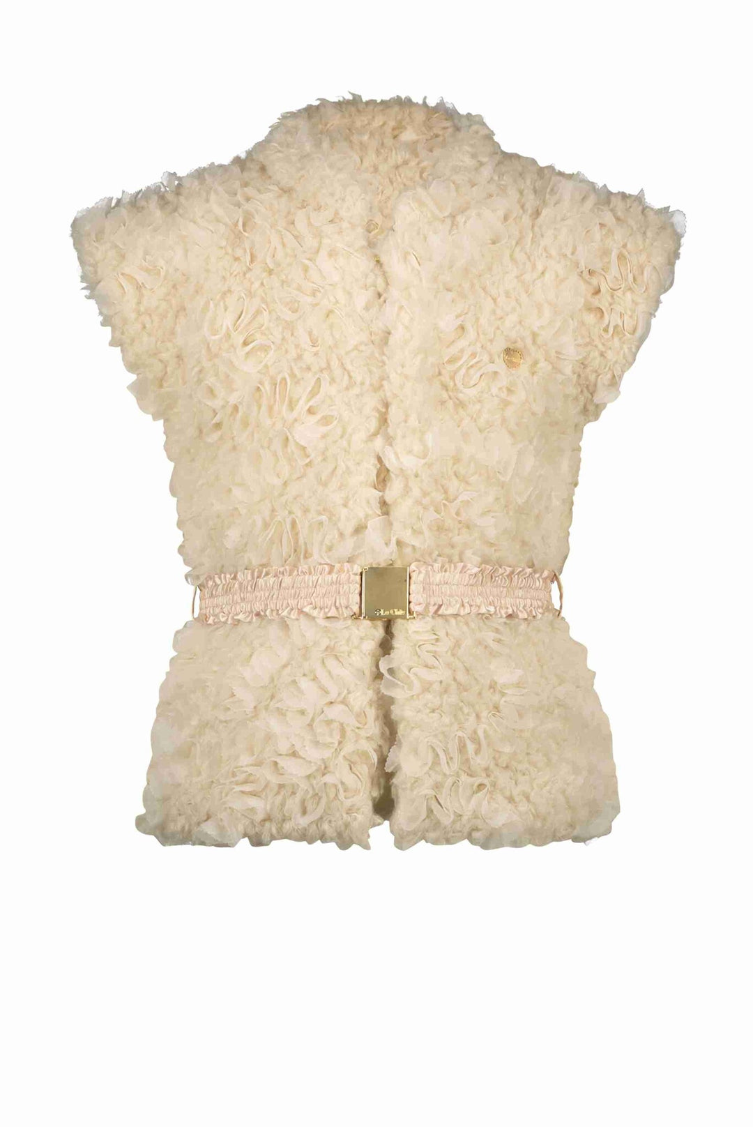 Kids bodywarmer EMARO fur & voile Dreamy Creamy