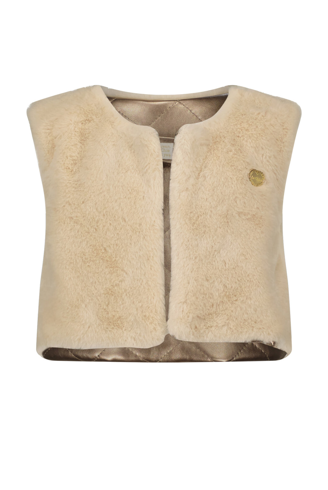Baby gilet EMOBLA reversible Pearled Ivory