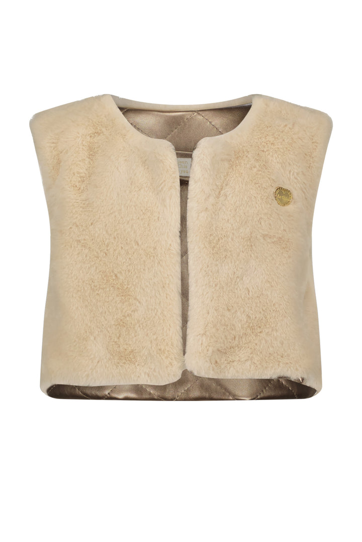 Baby gilet EMOBLA reversible Pearled Ivory